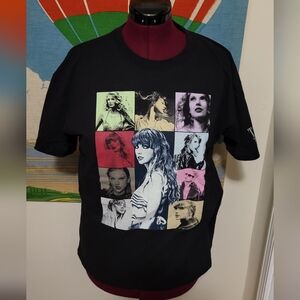 Taylor Swift Multicolor Graphic Tee M